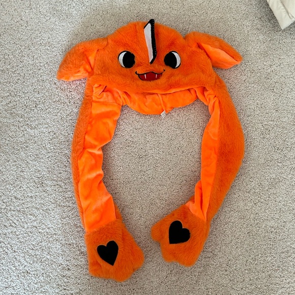 pochita chainsaw man anime flappy moving ears hat - Picture 3 of 5